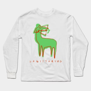 Sagittarius The Big Traveller Long Sleeve T-Shirt